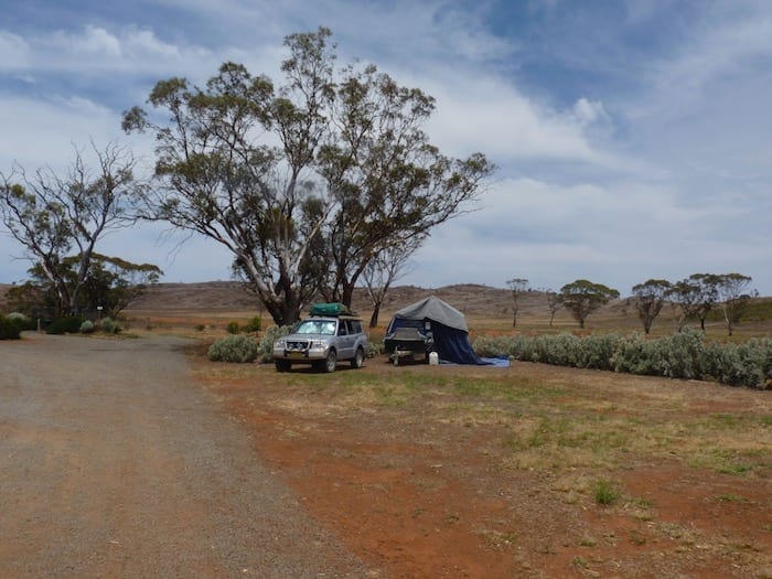 Camping At Fraser Range Station WA