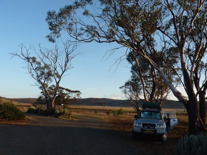 Camping At Fraser Range Station WA