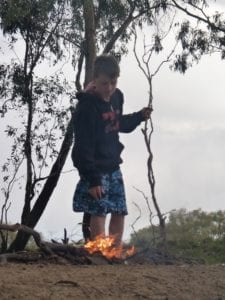 Campfire Birdcage Reserve New South Wales