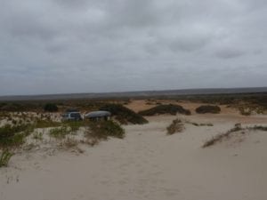 Old Looking North To Eucla, Telegraph Station Eucla Western Australia