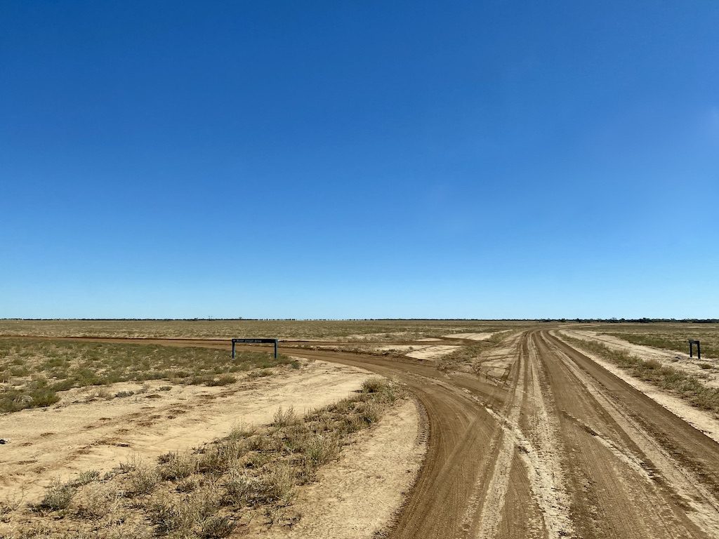 The vast Barcoo floodplains on the River Drive, Welford National Park QLD.