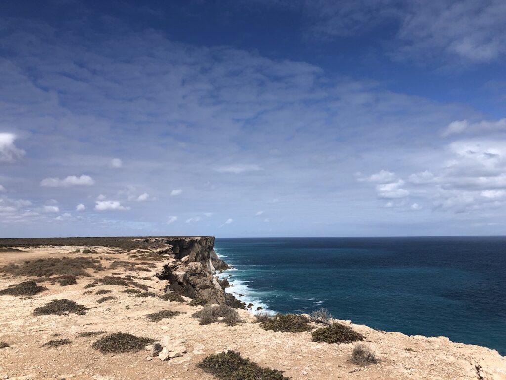 Limestone cliffs of the Great Australian Bight, Nullarbor Plain SA.