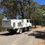 Expedition Vehicle Isuzu NPS 75-155 And Wedgetail Camper