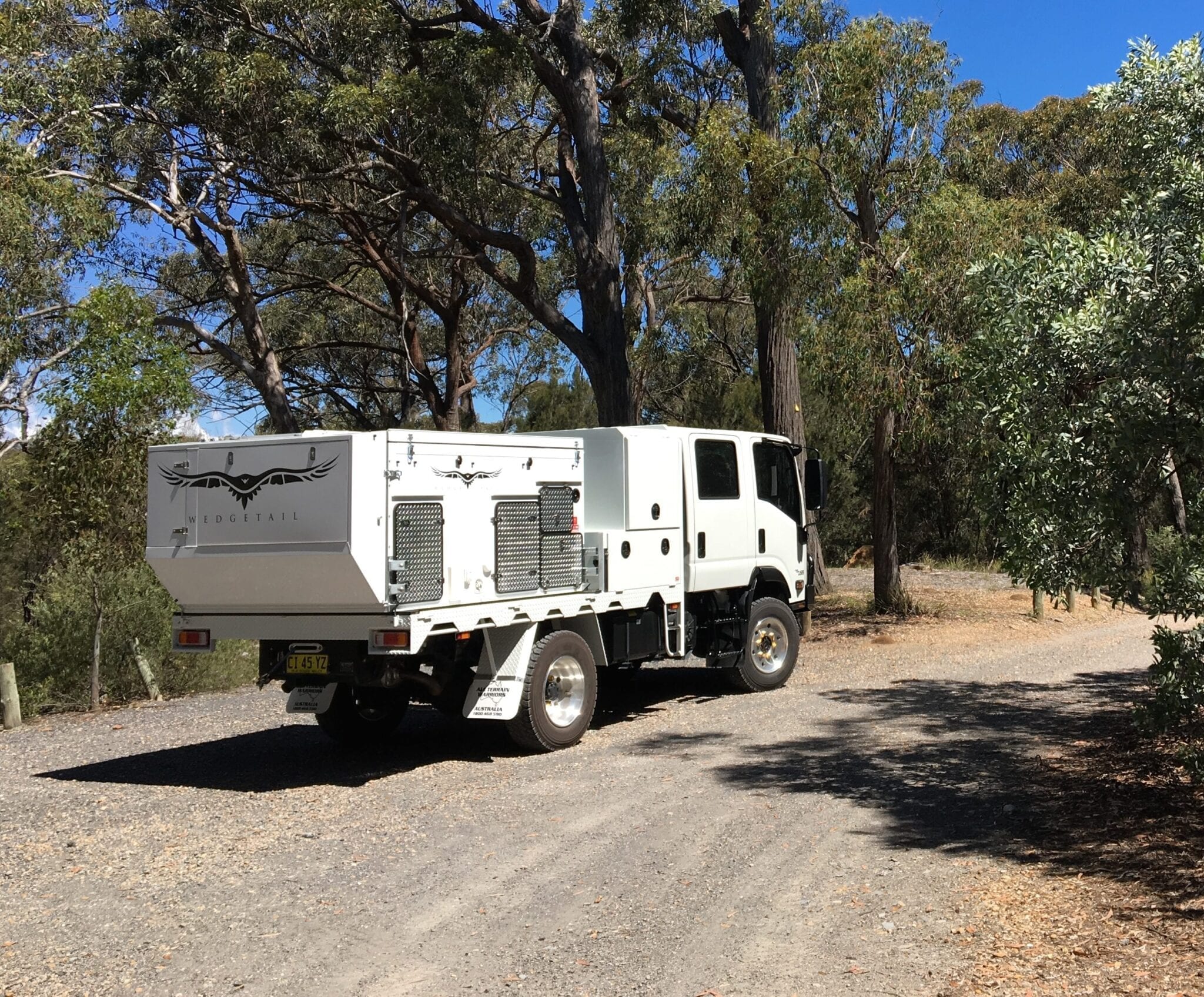 Expedition Vehicle Isuzu NPS 75-155 And Wedgetail Camper