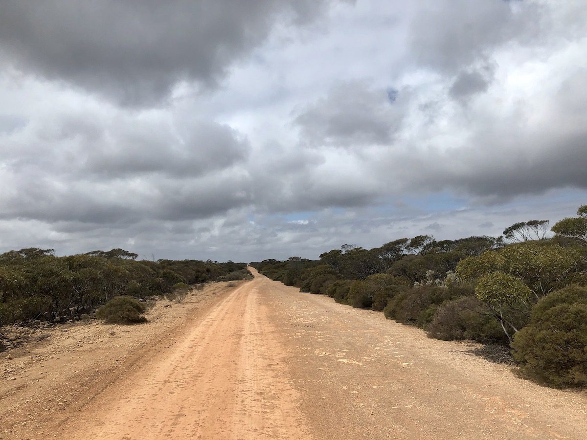 The Old Eyre Highway near Border Village.