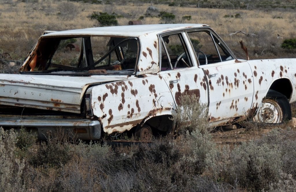 Old Cars Koonalda Station Nullarbor Plain