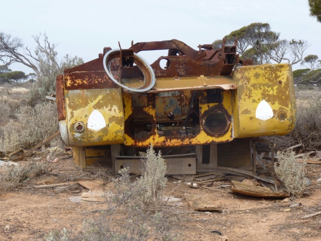 Old Cars Koonalda Station Nullarbor Plain