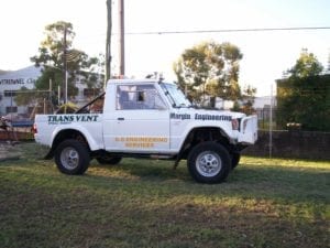 Build A Race Car Stretched Pajero Ute