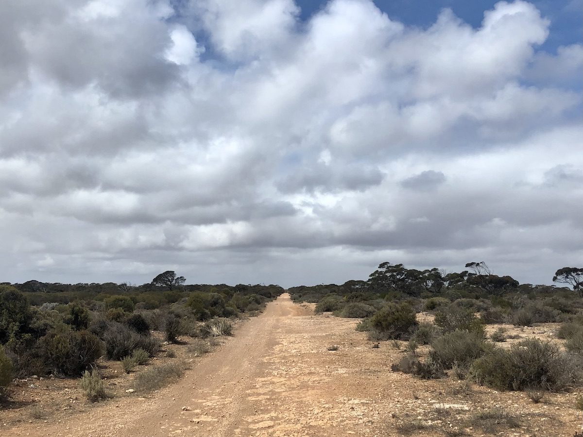 Old Eyre Highway, Nullarbor Plain. Unusual travel destinations.