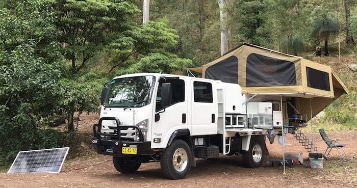 Dual Batteries Isuzu NPS And Wedgetail Camper