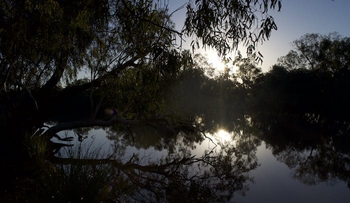 Sunrise, Camping Paroo River