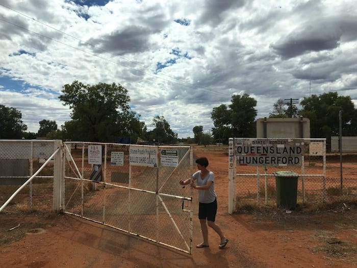 Dog Fence At Hungerford, Camping Paroo River