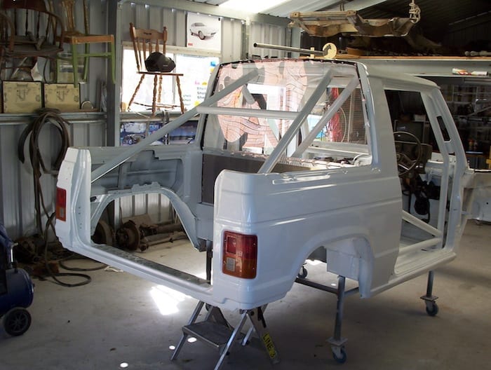 Painted Pajero Ute Rear