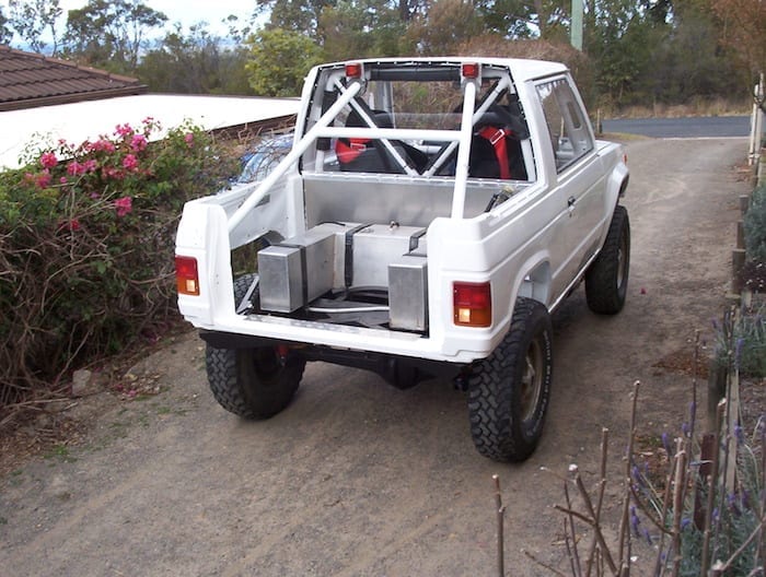 Pajero Ute In Driveway