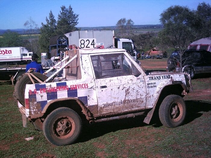 Pajero ute at Condo 750 off road event