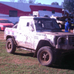 Pajero ute at Condo 750 off road event