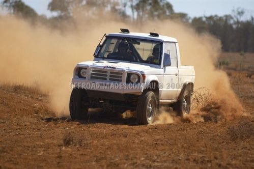 Pajero ute at Condo 750 off road event