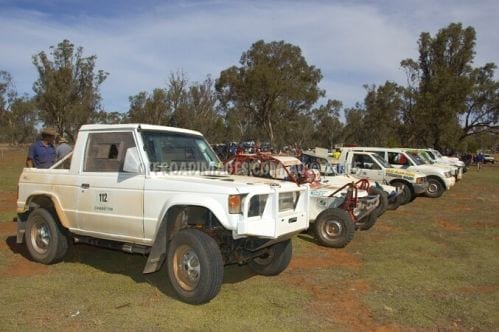 Pajero ute at Condo 750 off road event