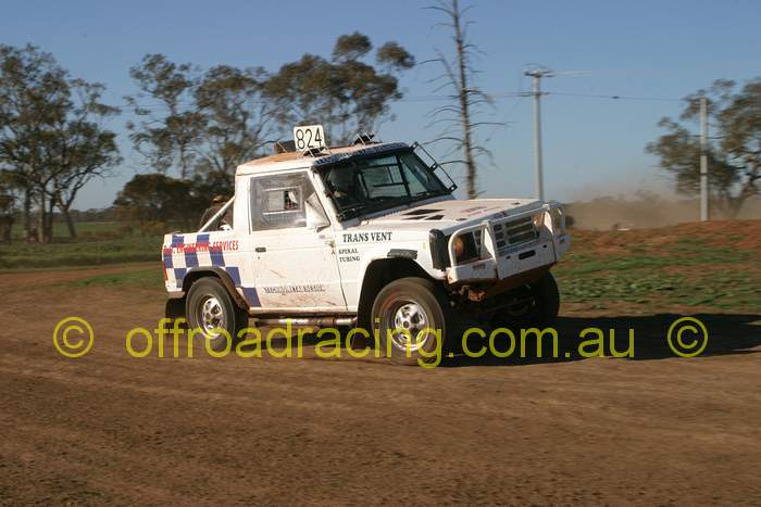 Pajero ute at Condo 750 off road event