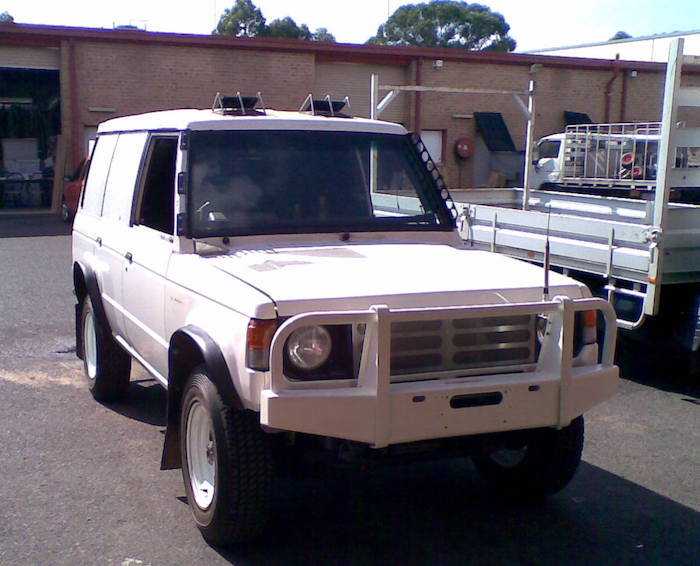 David Glazier's Pajero Race Vehicle