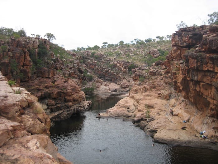 The swimming hole at Bell Gorge.