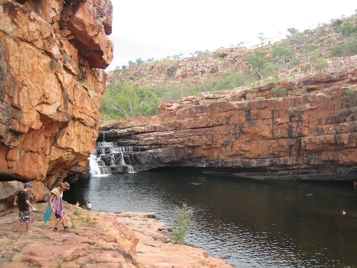 Swimming at Bell Gorge.