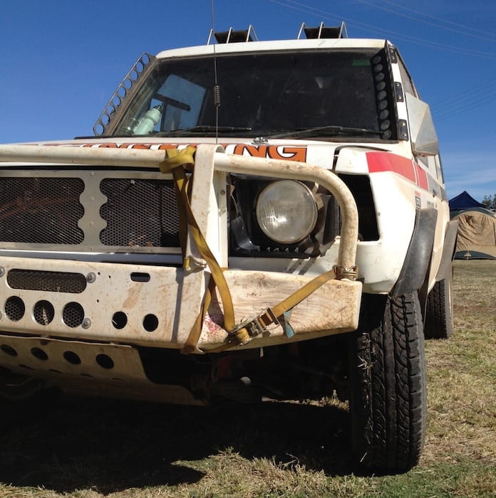 Damage after a rollover at 2012 Condo 750.