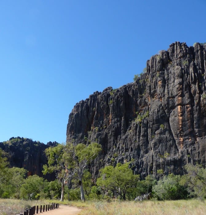 Napier Range, an ancient coral reef