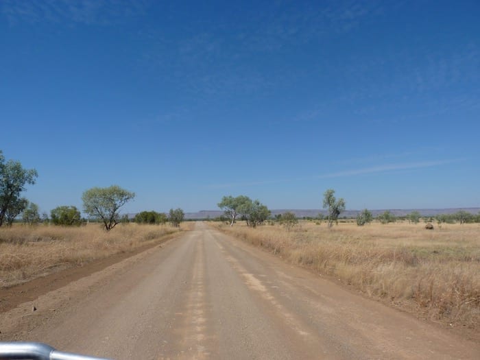 On the road to Mornington Wilderness Camp.