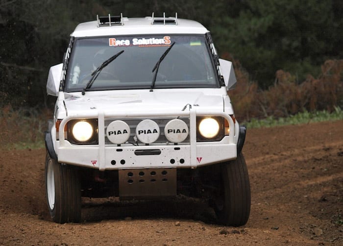 David Glazier's Pajero Race Vehicle