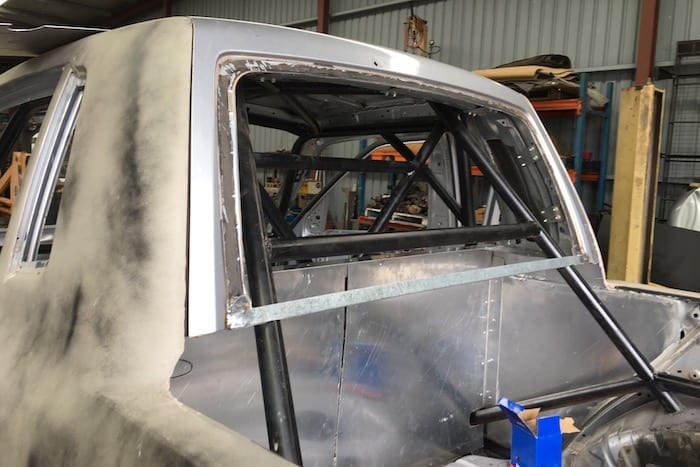 Pajero Ute Conversion. The rear door fitted to the back of the cab.