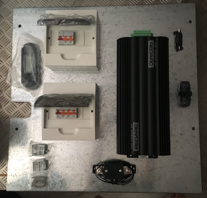 Preliminary panel layout. Dual Battery System Layout.