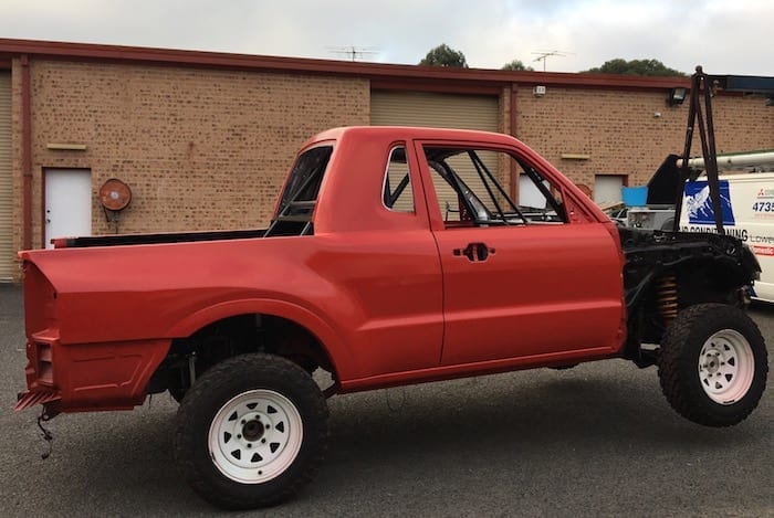 Pajero Ute Conversion. Finally painted!