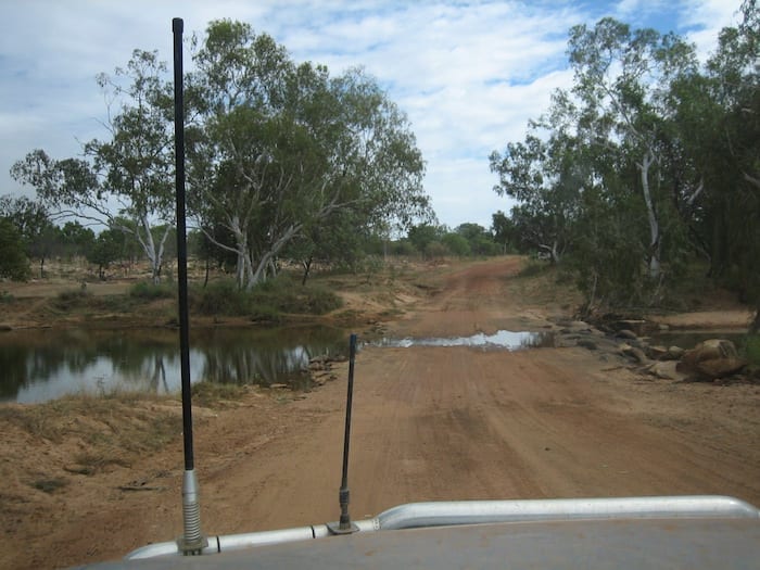 A creek crossing on the Gibb River Road.