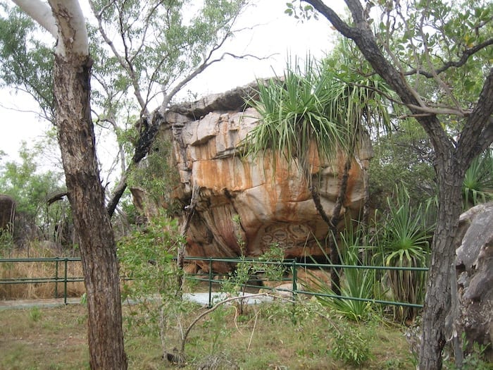 One of the extraordinary Rock Art sites at King Edward River.