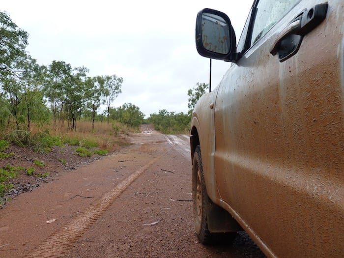 Halfway to Drysdale River Station. Kalumburu Road.