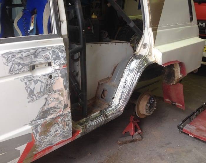 Ready to paint. 80s Paint Job Retro Pajero.