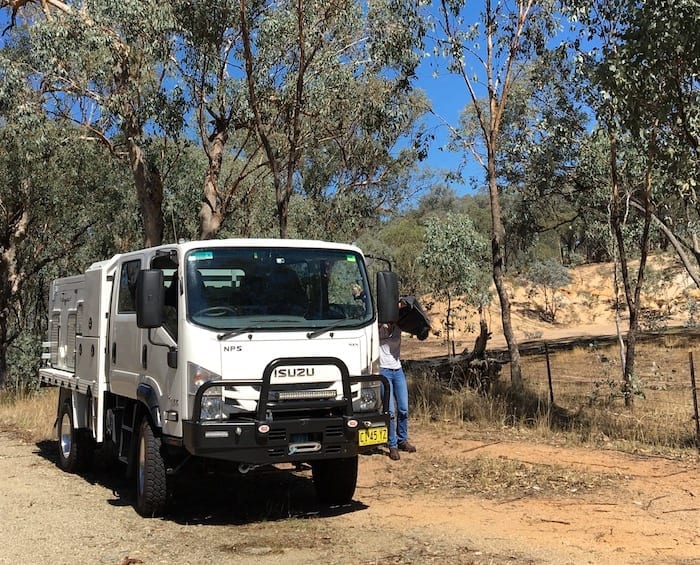 Our Isuzu NPS 75-155 Off Road Truck.