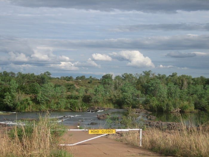 Ivanhoe crossing from the western side. Wyndham Western Australia.