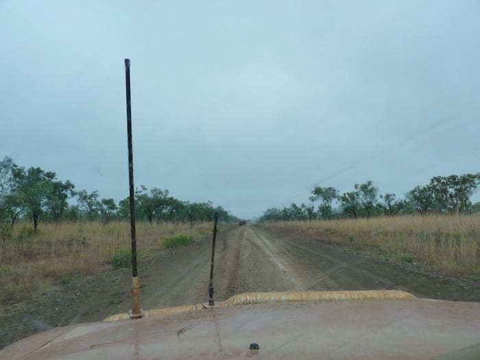 More mud and slush. Muddy Gibb River Road.