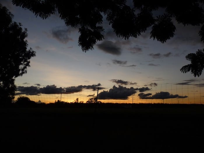 Spectacular sunset at Kununurra.