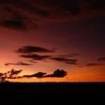 Spectacular sunset at Kununurra.