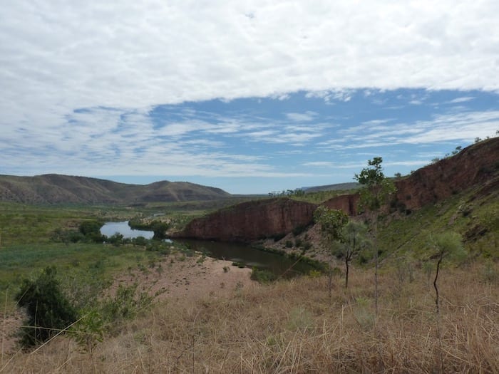 Pentecost River from Pigeon Hole Lookout, El Questro Station Kimberleys.