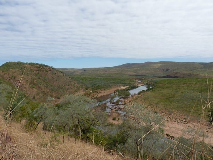 Pentecost River from Pigeon Hole Lookout, El Questro Station Kimberleys.