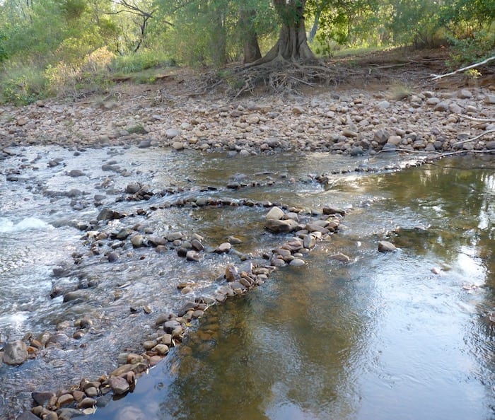 The "Rapids Of Death" at our campsite, El Questro Station Kimberleys.