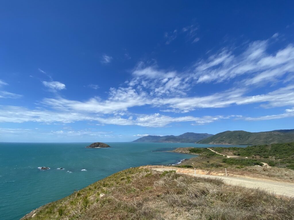 Archer Point, Queensland. A windswept bay, favoured by kite surfers.