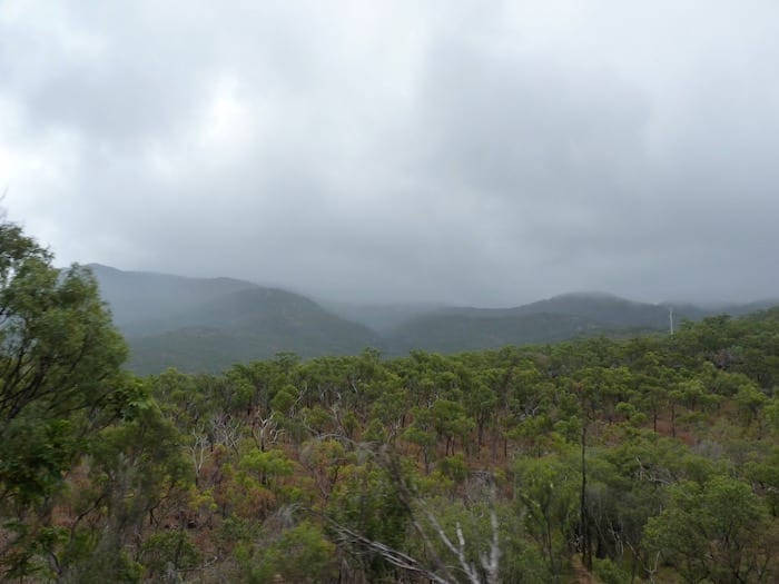 Skirting around the western side of the Daintree National Park en route to Cooktown.