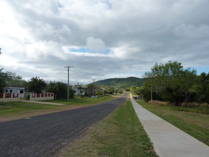 Cooktown backstreet looking North. Very old-worldly.