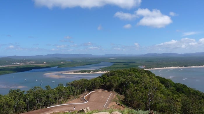 Looking North from Grassy Hill Lookout. Cooktown.