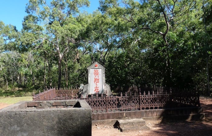 A Chinese grave at Cooktown Cemetery.